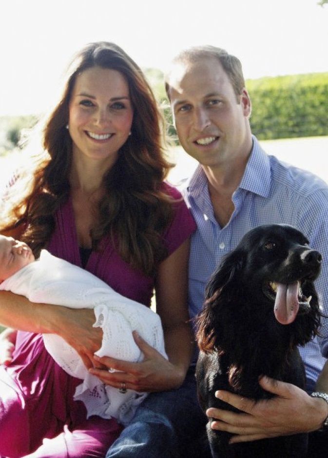 الأمير ويليام وكيت ميدلتون ينعيان كلبهما "لوبو" برسالة مؤثرة على الانستقرام