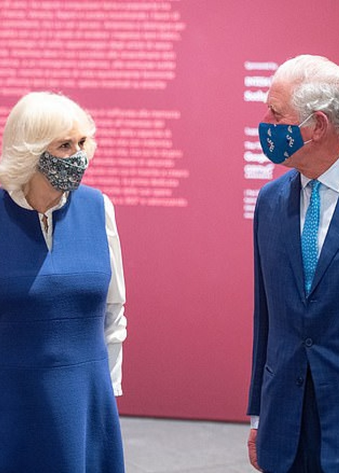 الأمير تشارلز ودوقة كورنوال يزوران المتحف الوطني للصور