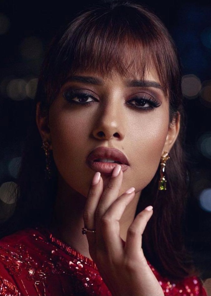 رسمات مكياج برونزي مات من وحي اطلالات بلقيس فتح