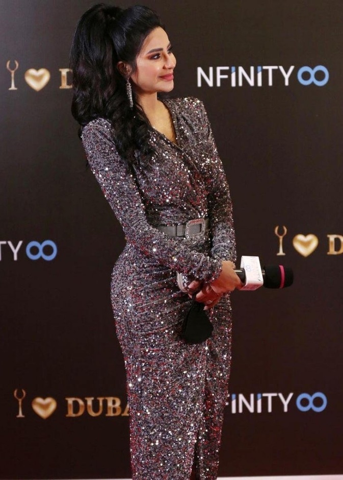  لجين عمران تألقت بفستان من تصميم زينة زكي