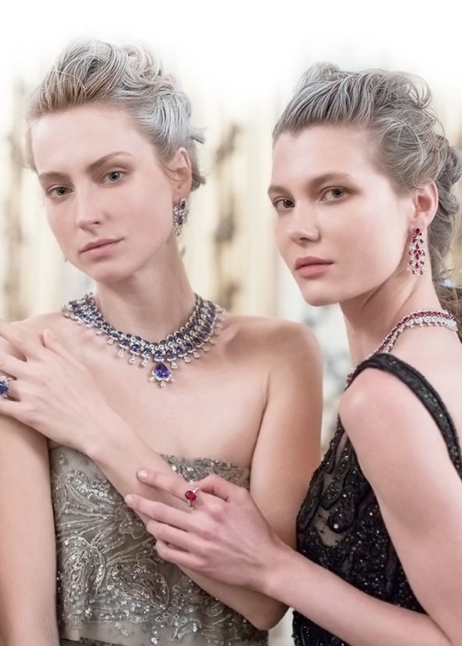 مجوهرات للعروس من الاحجار الكريمة من دار Chopard