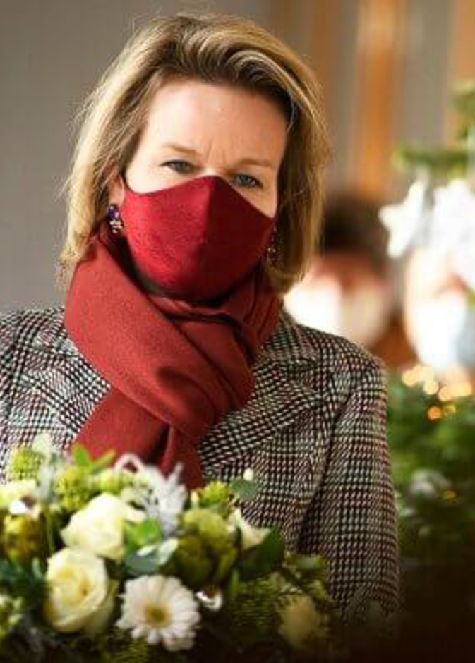 الملكة ماتيلد تزور مستشفى للطب النفسي في جيتي