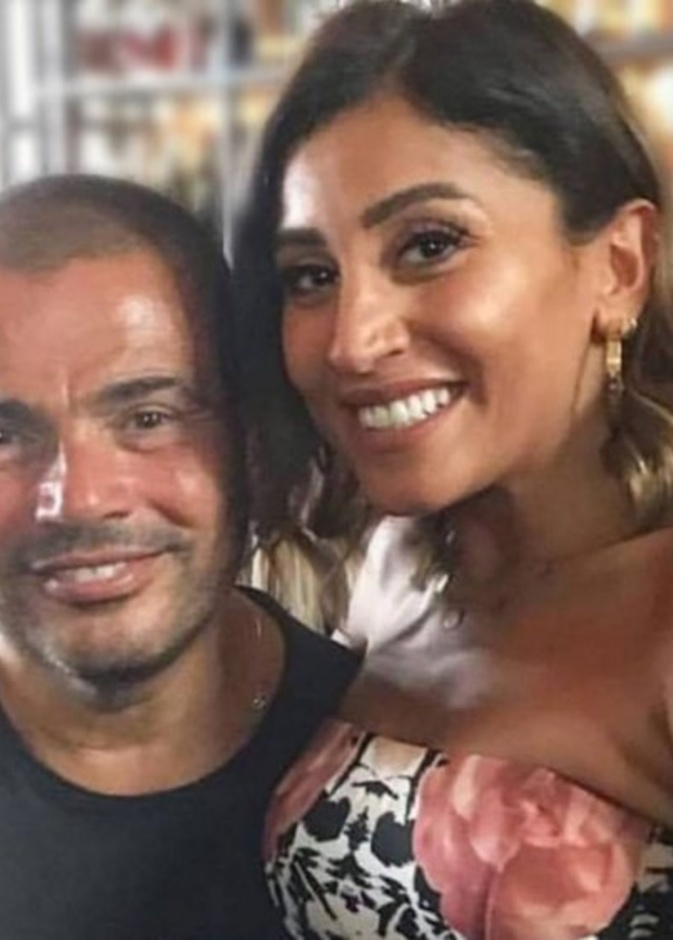  دينا الشربيني وعمرو دياب