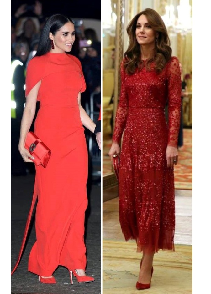 أجمل اطلالات كيت ميدلتون وميغان ماركل الملكية وغيرهما عام 2020