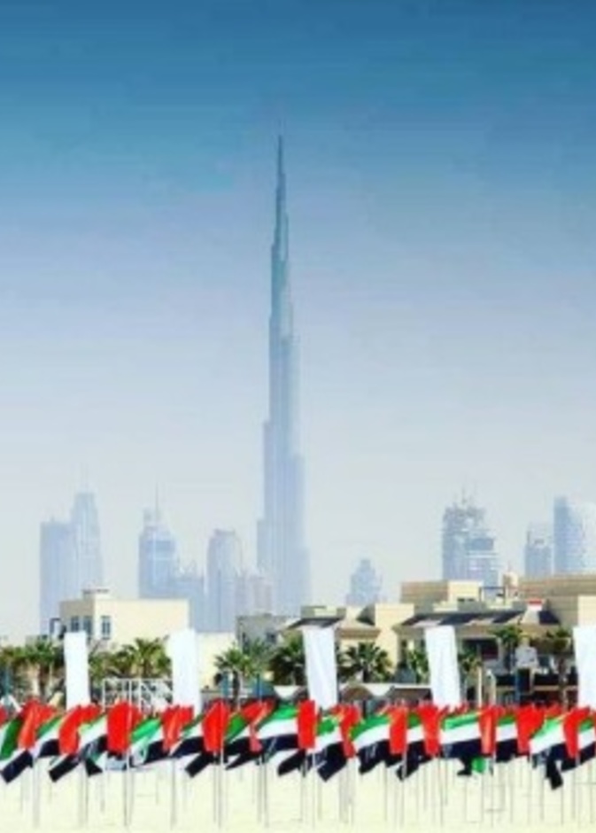 الإماراتية خولة الرميثي وصورة بمناسبة اليوم الوطني الإماراتي- المصدر خولة الرميثي