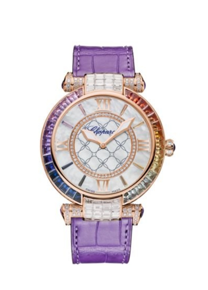 أفخم ساعات يد نسائية مزينة بالياقوت الملون حول الميناء 2021