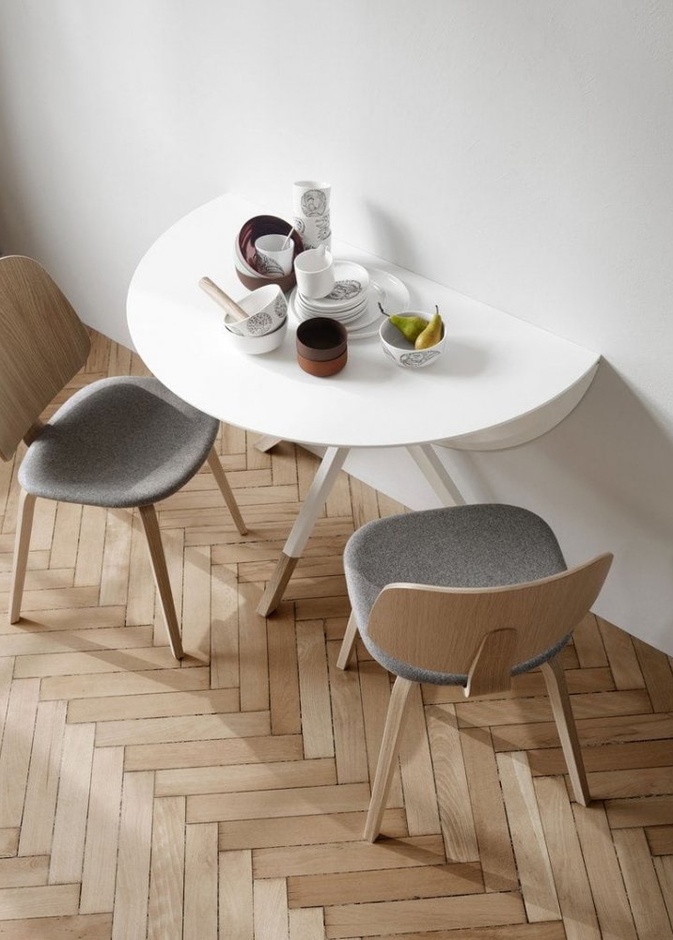 تصميم طاولة طعام للمساحات الصغيرة