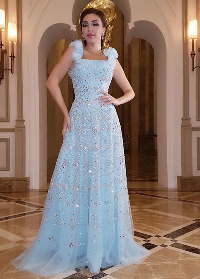 فساتين بيبي بلو للخطوبة من رامي قاضي