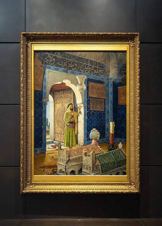 Old Man in Front of Children’s Tombs. © Department of Culture and Tourism - Abu Dhabi