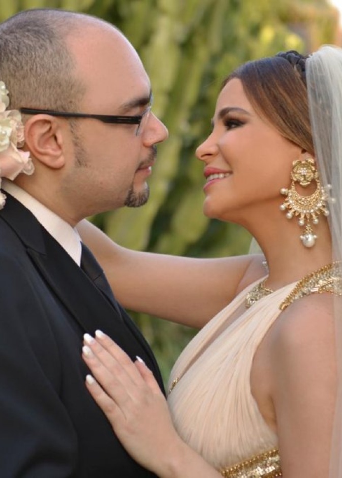 كارول سماحة احتفلت بزفافها في قبرص