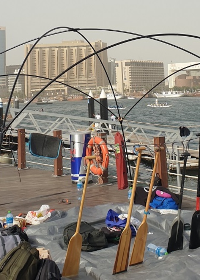 استعدادات سباق القوارب