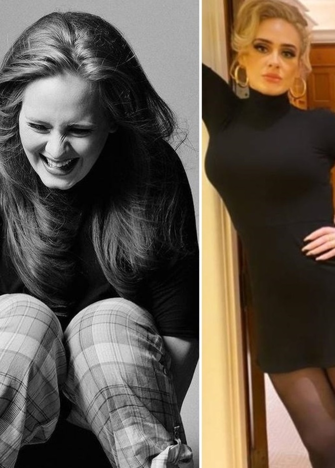 إطلالات أديل قبل وبعد فقدان الوزن