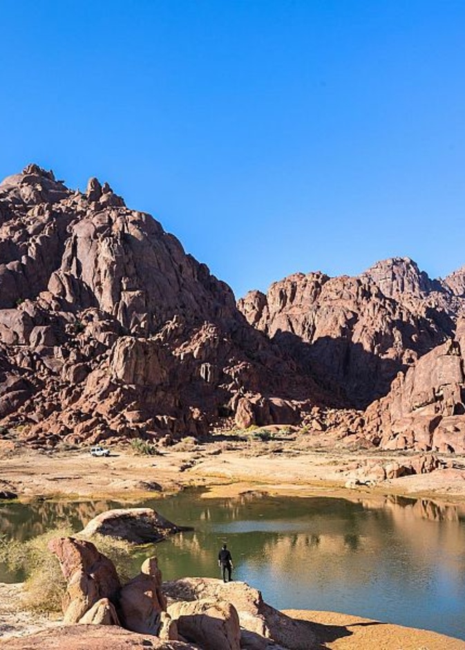 سلسلة جبال أجا وسلمى وجهة مثالية لعشاق المغامرة والتخييم - المصدر وكالة الأنباء السعودية