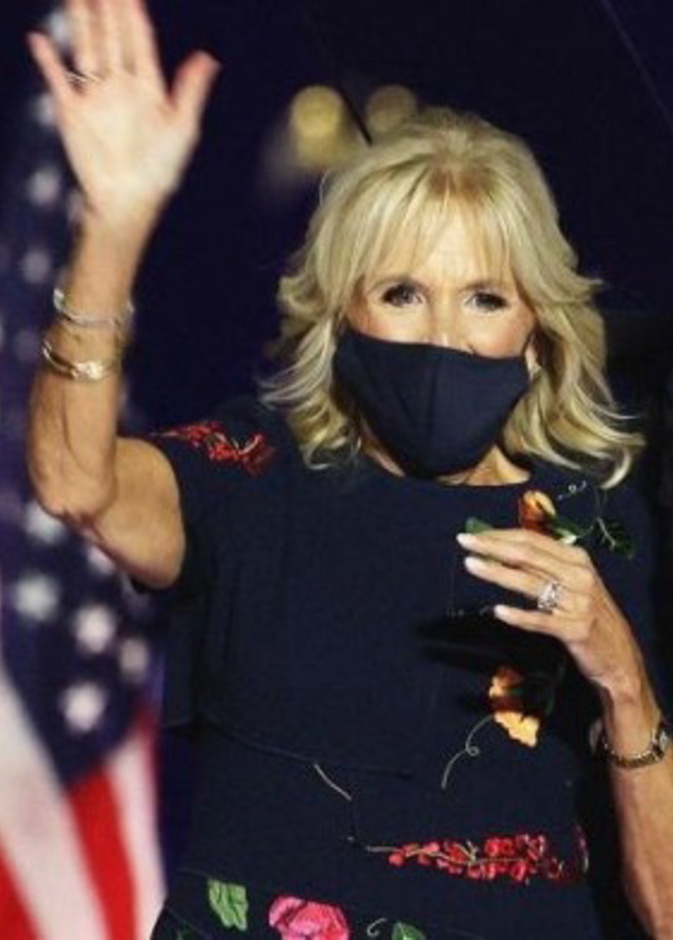 الدكتورة جيل بايدن بساعة كارتييه Cartier