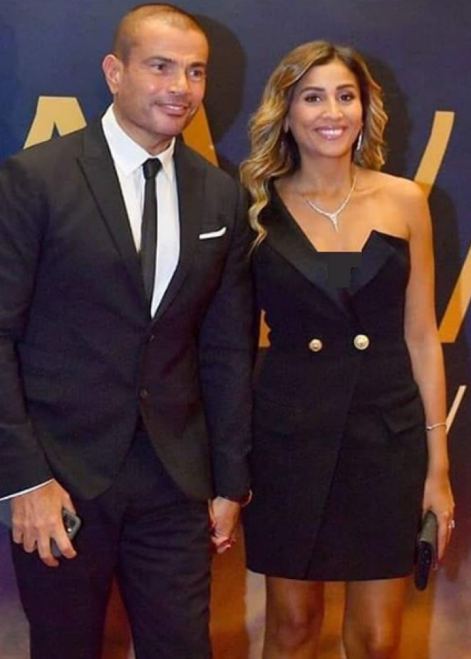 عمرو دياب ودينا الشربيني