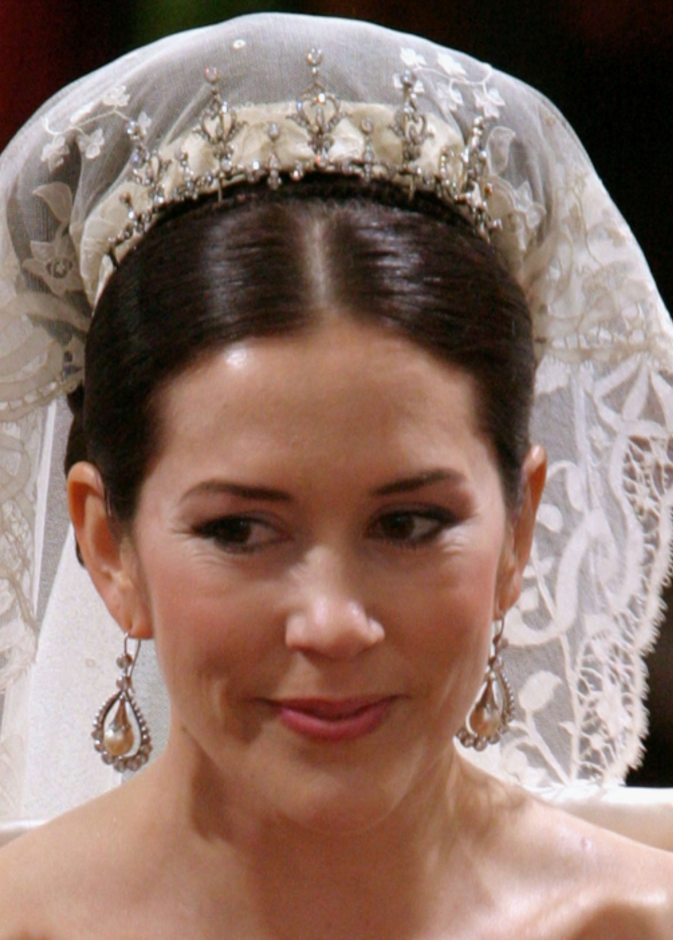تاج زفاف الأميرة ماري Princess Mary of Denmark's Wedding Tiara