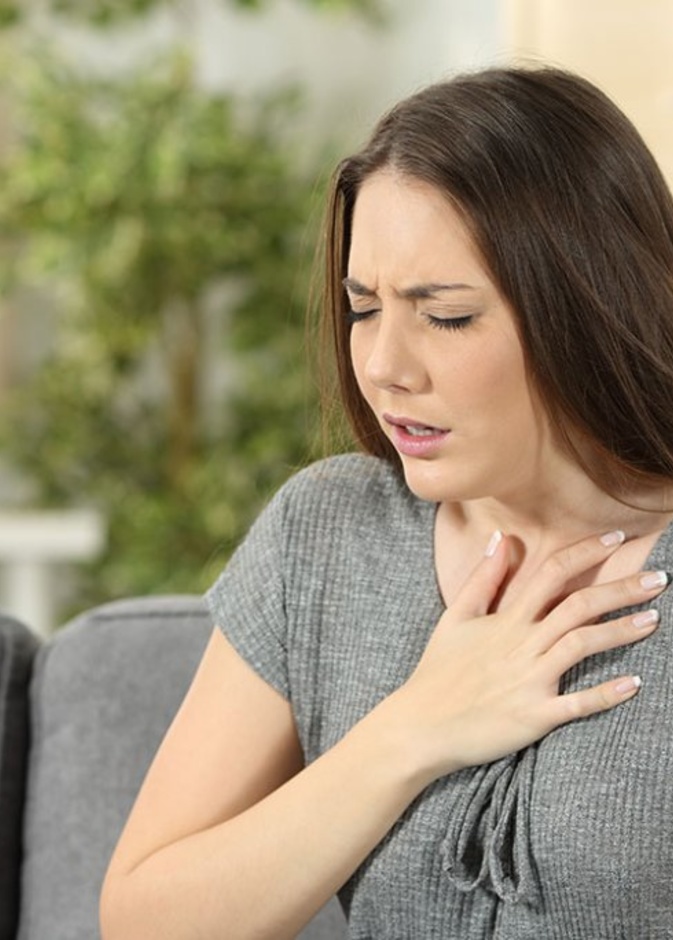 ما هي أسباب ضيق التنفس وخفقان القلب عند الحامل