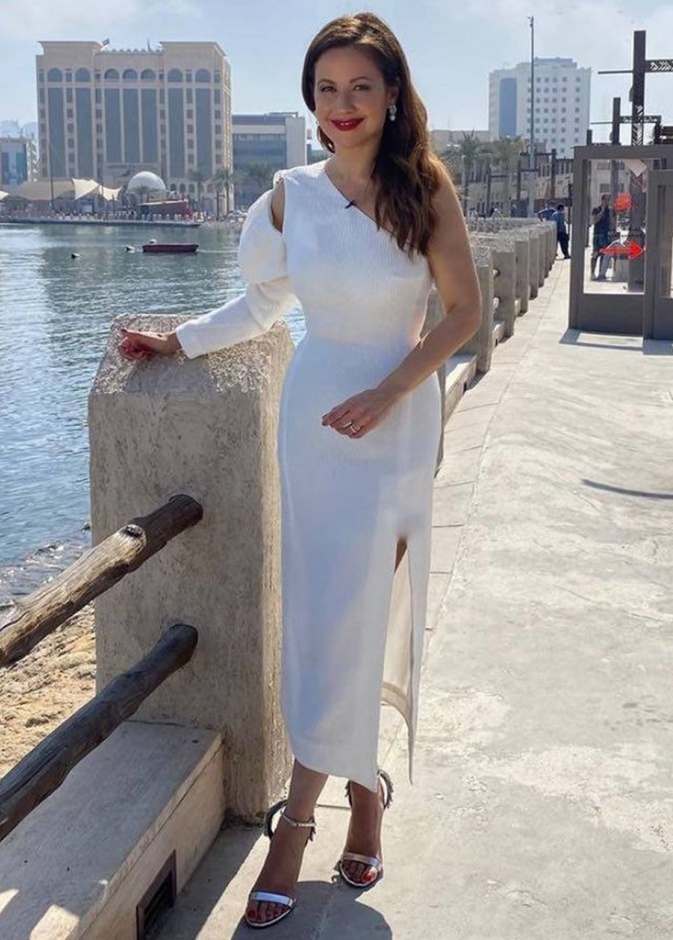 اطلالات ريا ابي راشد الاخيرة أنيقة بفساتين السهرة