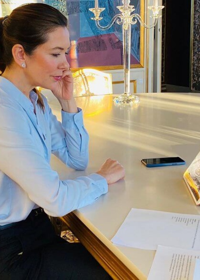 الأميرة ماري تستضيف لقاء عبر الإنترنت مع لجنة الشباب في مؤسسة ماري الخيرية