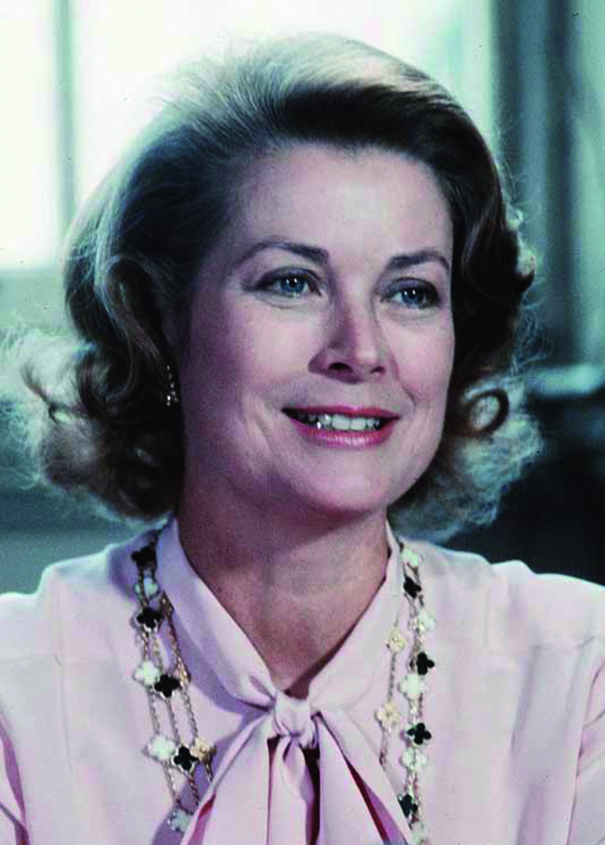  سمو أمرة موناكو خلال قراءة شعرية في أدنبره، 1979