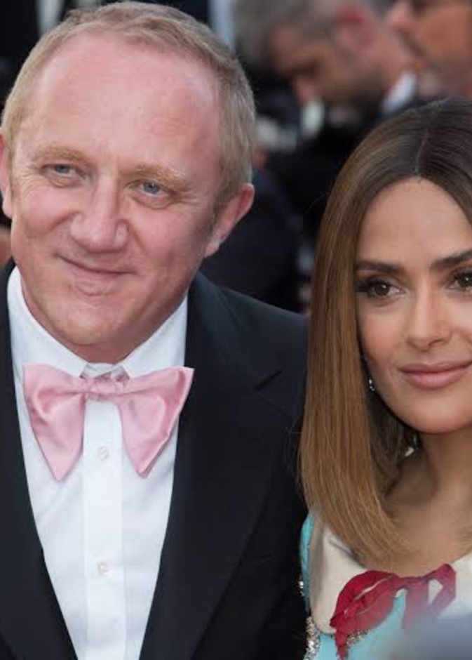 سلمى حايك و زوجها