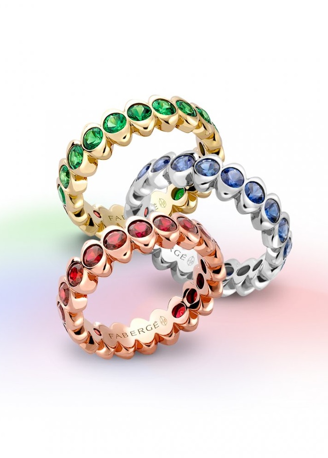 Cosmic Curve.. خواتم فريدة من Fabergé