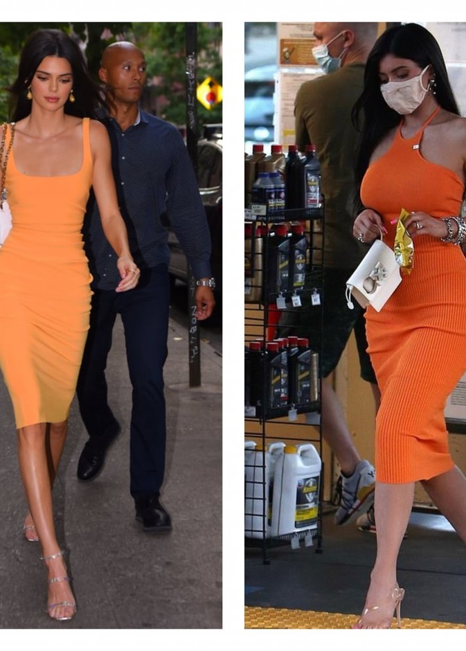  كايلي جينر تستوحي من اطلالة كيندل في الفستان البرقتالي من الأجمل