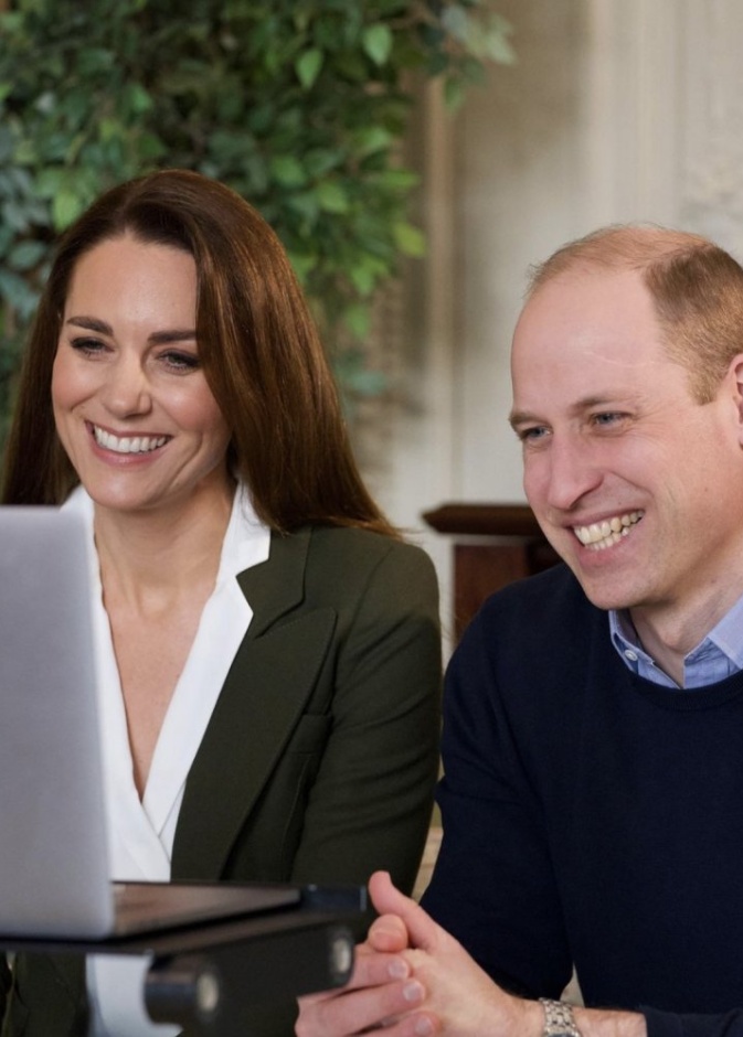 أحدث مقابلات دوق ودوقة كامبريدج كيت ميدلتون والأمير ويليام عبر الانترنت