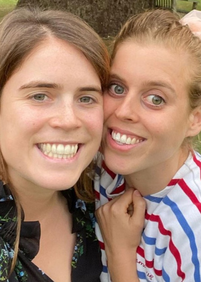 الأميرة يوجين وشقيقتها