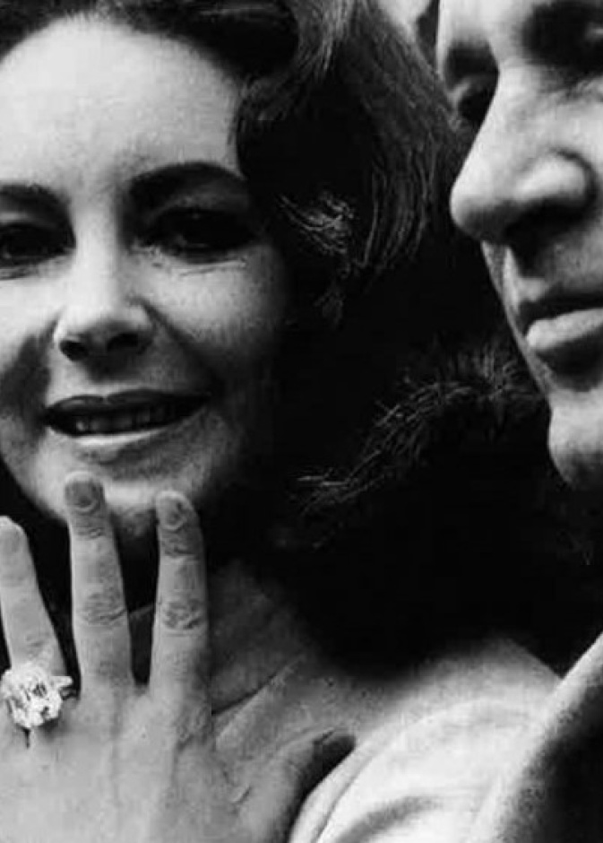  خاتم اليزابيث تايلور من ريتشارد بورتون