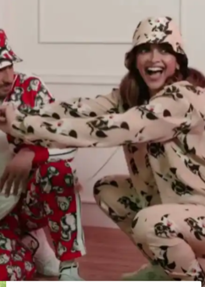 فيديو طريف يجمع بين ديبيكا بادوكون وزوجها رانفير سينغ