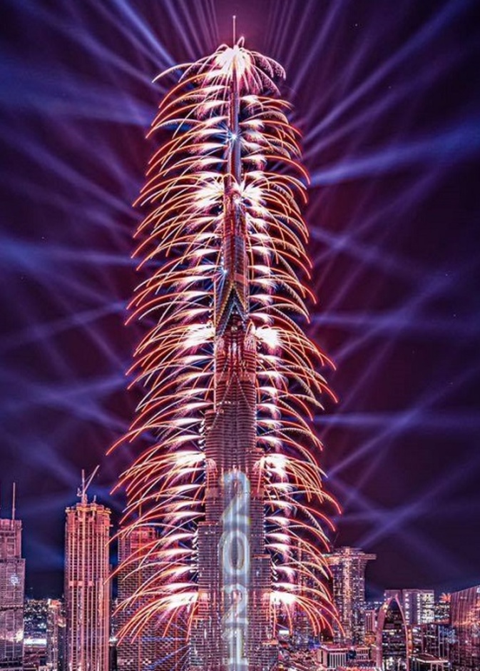 برج خليفة بعدّ من أكثر المعالم الصديقة للبيئة والاقتصادية لناحية الإضاءة