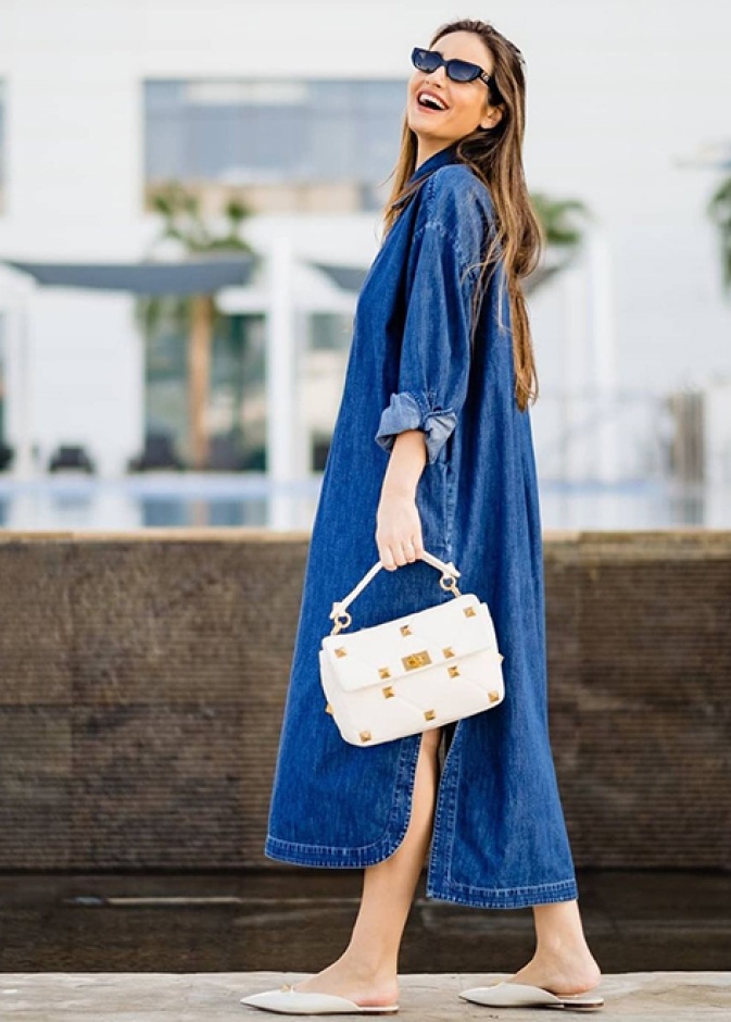 اجمل اطلالات ايميه صياح بموضة الفساتين الطويلة والجينز بطلة مسلسل الهيبة