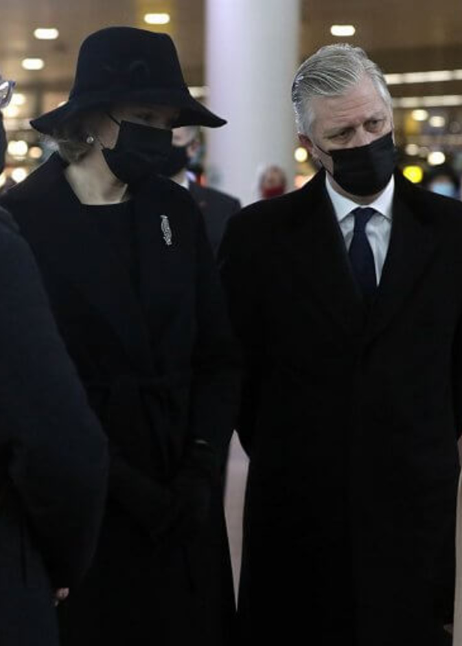 ملك وملكة بلجيكا في مراسم تذكارية في زافينتيم