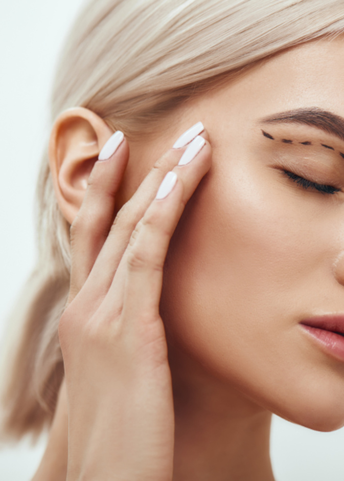 طرق شد الجفون بدون جراحة