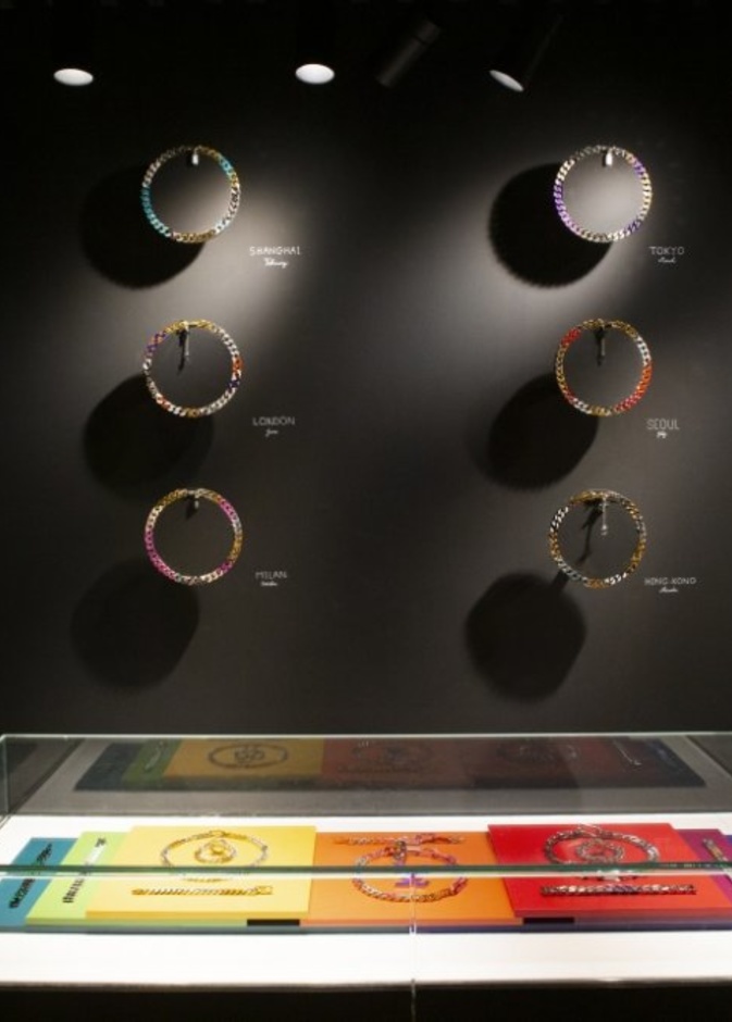 Lv Chain Links مجموعة القلائد الرجالية بتصميم فيرجيل في دبي