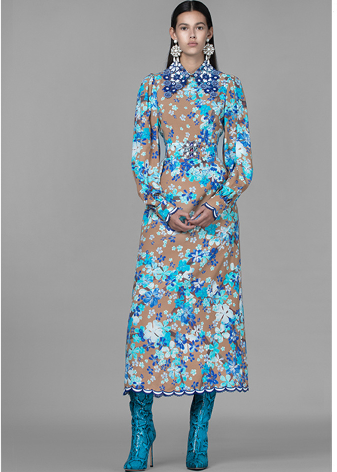 موديلات فساتين مشجرة وفضفاضة من دارAndrew GN