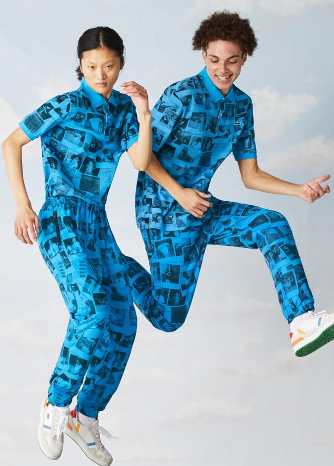 تعاون Lacoste مع POLAROID.. تصاميم مفعمة بالألوان لموسم ربيع 2021