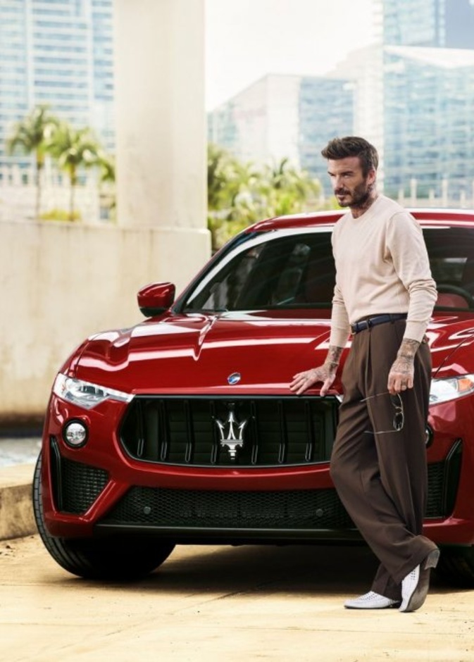 ديفيد بيكهام السفير العالمي الجديد لسيارات مازيراتي