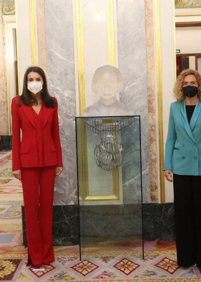 الملكة ليتيزيا في فعالية تذكارية في مجلس النواب الإسباني