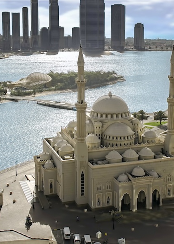  مسجد النور في الشارقة