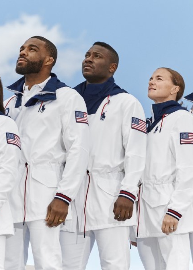 رالف لورين تُطلق مجموعة الملابس والزي الاستعراضي الخاص بالحفل الختامي للفريق الأمريكي