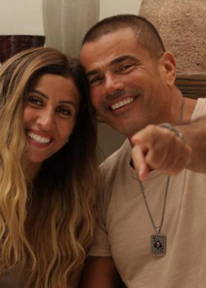 عمرو دياب ودينا الشربيني