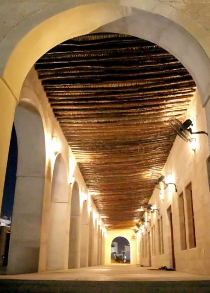  الإضاءة تزين أركان مسجد محمد بن سالم القاسمي
