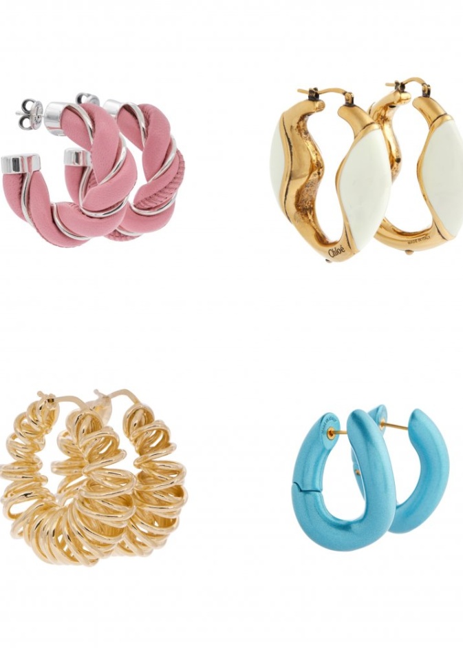  اقراط دائرية ناعمة تناسب الاطلالات بقفاطين رمضان 2021