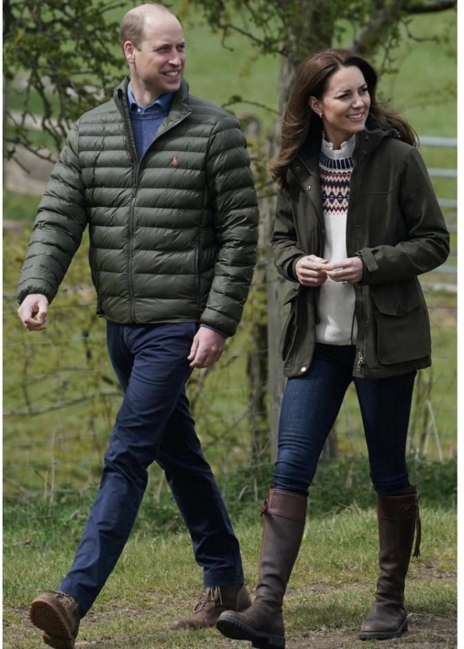 أحدث إطلالات كيت ميدلتون والأمير ويليام في مزرعة في دورهام