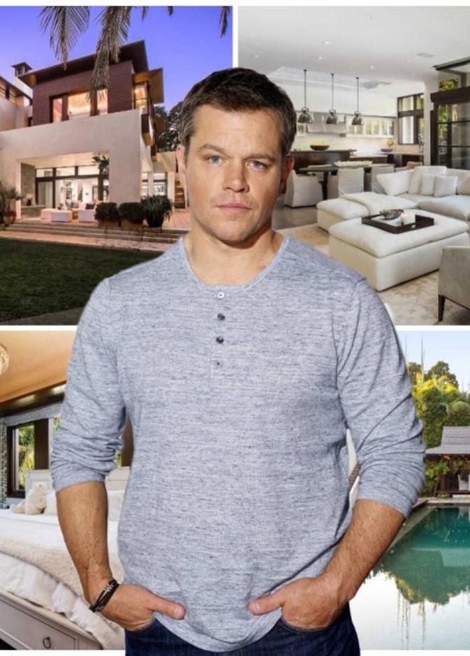  منزل مات ديمون Matt Damon، لوس أنجلوس كاليفورنيا