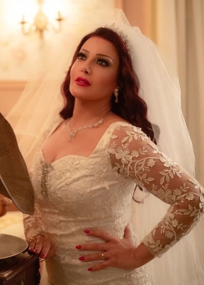 تفاصيل الإطلالة الجمالية لـ سمية الخشاب في حفل زفافها بمسلسل "موسى"