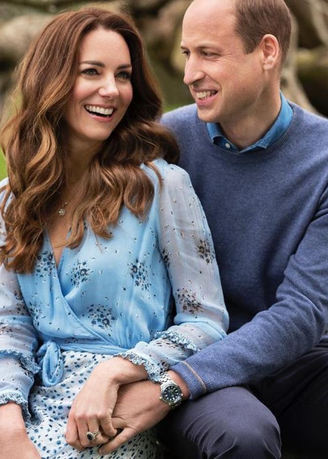 الأمير وليام وزوجته كيت ميدلتون