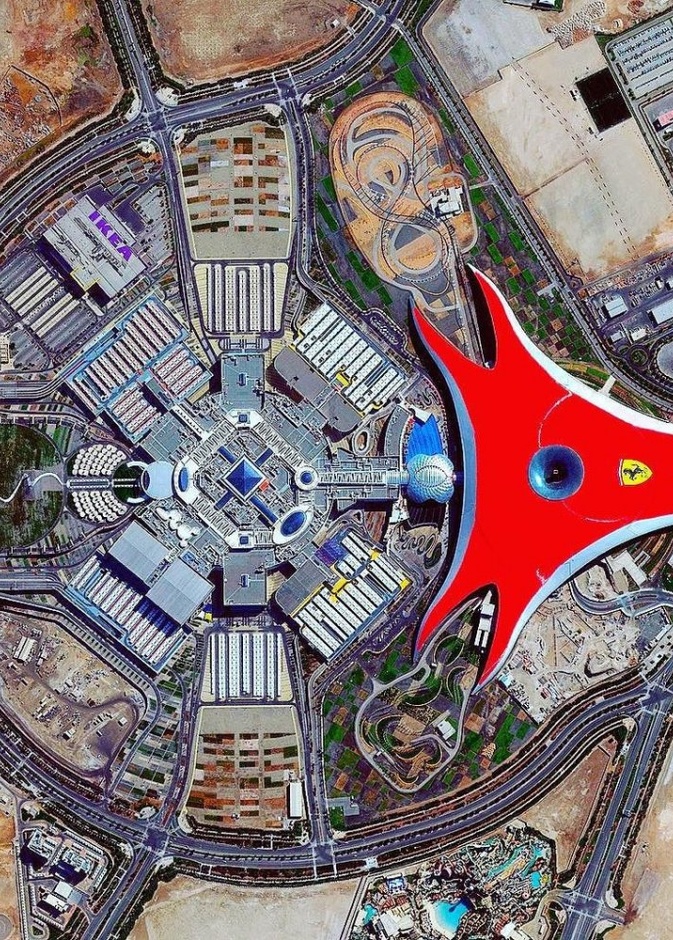  الأماكن السياحية في الإمارات عالم فيراري Ferrari World